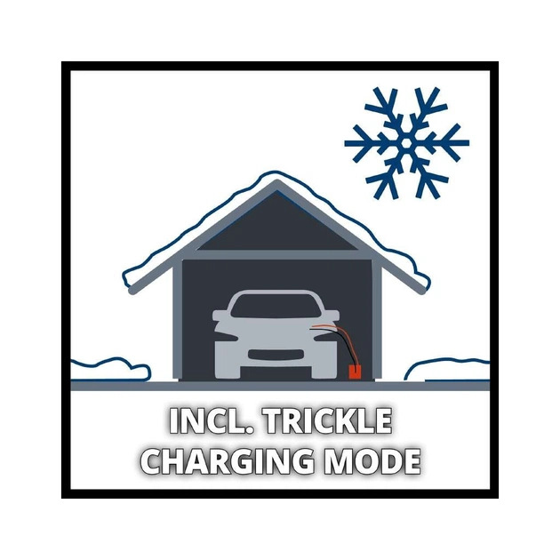 Пуско зарядний пристрій Einhell CE-BC 15 M, 280Вт, 12В, 3-600Ач, макс 15А, 7.65кг (1002265) - picture 9
