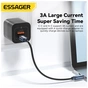 Дата кабель USB charging cable set Treasure box 0.28m Essager (ECJHZ-JH01-P) - зменшене зображення 4