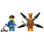 Конструктор LEGO Ninjago Грозовий дракон ЕВО Джея 140 деталей (71760) - зменшене зображення 3