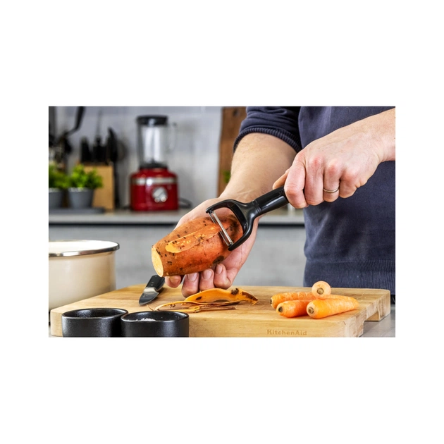 Овощечистка KitchenAid Classic горизонтальна 17,5 см чорний (KHH145OHOBEG) - изображение 6