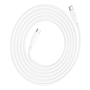 Дата кабель USB-C to USB-C 1.0m 100W TPE X93 white HOCO (6931474790712) зображення 1