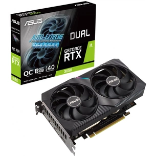 Відеокарта ASUS GeForce RTX3050 8Gb DUAL OC (DUAL-RTX3050-O8G) зображення 1