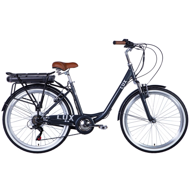 Електровелосипед Dorozhnik eLUX AM 26" 17" 36B 12.5А*г St 2024 Темно-сiрий (ELB-D-26-171) - зображення 1
