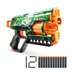 Іграшкова зброя Zuru X-Shot Швидкострільний бластер Skins Griefer Camo (12 патронів) (36561H) зображення 1