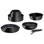 Набір посуду Tefal Ingenio Unlimited змінна ручка 13 предметів чорний (L7639002) - зменшене зображення 1