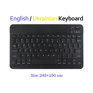 Клавіатура BeCover (245х150 мм) Bluetooth UA Black (713405) зображення 1