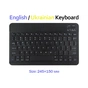 Клавіатура BeCover (245х150 мм) Bluetooth UA Black (713405) - зменшене зображення 1