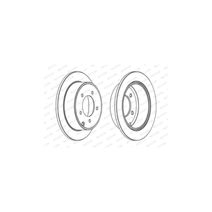 Гальмівний диск FERODO DDF1762C зображення 1