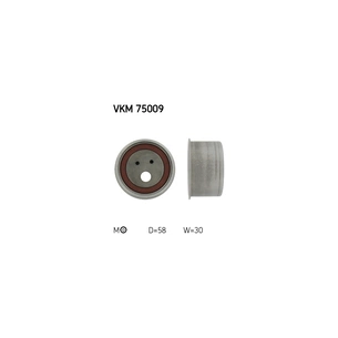 Ролик натягувача ременя SKF VKM 75009 зображення 1