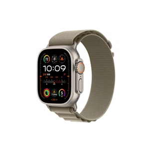 Смарт-годинник Apple Watch Ultra 2 GPS + Cellular, 49mm Titanium Case with Olive Alpine Loop - Medium (MREY3UL/A) зображення 1