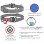 Нашийник для тварин WAUDOG Waterproof з QR паспортом XL Ш 25 мм Д 35-58 см(блакитний) (27842) - уменьшенное изображение 8