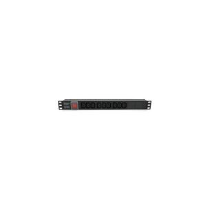 Силовий блок 19" 9 розеток С13, без кабеля, вимикач, метал. корпус Voltronic (PPX9PDUGR) зображення 1