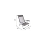 Крісло складане Bo-Camp Saint-Tropez Grey (1204796) (DAS303395) - зменшене зображення 2