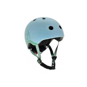 Шолом Scoot&Ride LED 51-55 см S/M Gey/Blue (SR-190605-STEEL) изображение 1