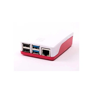 Корпус для Мікро ПК Raspberry Pi Корпус для Raspberry Pi 4 Model B, офіційний червоно-білий (KP4RW) изображение 1