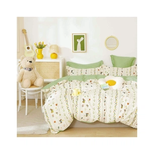 Постільна білизна Home Line Сатин Твіл Зайченята полуторний (176078) зображення 1