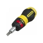 Викрутка Stanley Multibit Stubby, реверсивна, з 6 змінними бітами (0-66-358) - зменшене зображення 3