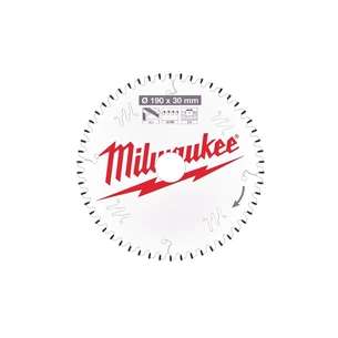 Диск пильний Milwaukee пиляльний PFTE 190х30х2,4мм, 54 зуб. (4932471303) зображення 1