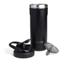 Шейкер спортивний SmartShake Insulated Steel 750ml Black (11152001) - зменшене зображення 2