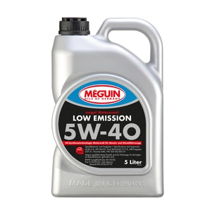 Моторна олива Meguin LOW EMISSION SAE 5W-40 5л (6574) зображення 1