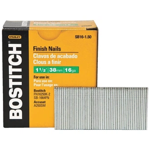 Цвяхи Bostitch оздоблювальні, тип "SB16", L=38 мм, капелюшок 3.0 мм, 2500 шт (SB16-1.50) изображение 1