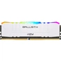 Модуль пам'яті для комп'ютера DDR4 8GB 3000 MHz Ballistix White RGB Micron (BL8G30C15U4WL) - зменшене зображення 1