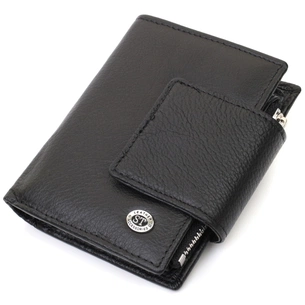 Гаманець ST Leather З натуральної шкіри Чорний (22703) зображення 1