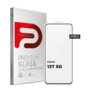 Скло захисне Armorstandart Pro Xiaomi 13T 5G Black (ARM69579) зображення 1