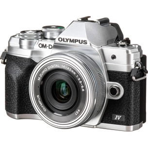 Цифровий фотоапарат Olympus E-M10 mark IV Pancake Zoom 14-42 mm Kit silver (V207132SE000) зображення 1