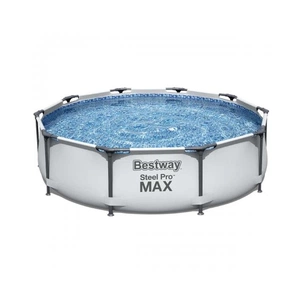 Бассейн BestWay Steel Pro Max зі сходами та тент-кришкою 10700 л (BW-56420) изображение 1
