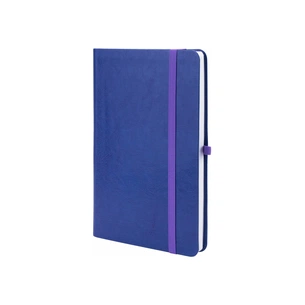 Книга записная Optima А5 NEBRASKA, мягкая обложка, резинка, белый блок линия, сиреневый (O20124-12) изображение 1