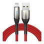 Дата кабель USB 2.0 AM to Lightning 1.0m 2.4A red Baseus (CALSP-B09) - уменьшенное изображение 1