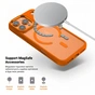 Чохол до мобільного телефона Armorstandart Unit-C MagCase Apple iPhone 17 Pro Orange + Black Button Set (ARM90588) - зменшене зображення 4