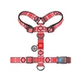 Шлея для собак WAUDOG Nylon анатомічна H-подібна з QR-паспортом "Етно червоний" пластиковий фастекс XL (323-0133) - зменшене зображення 2