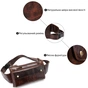 Сумка Vintage Поясна чоловіча Коричнева (14815) - зменшене зображення 4