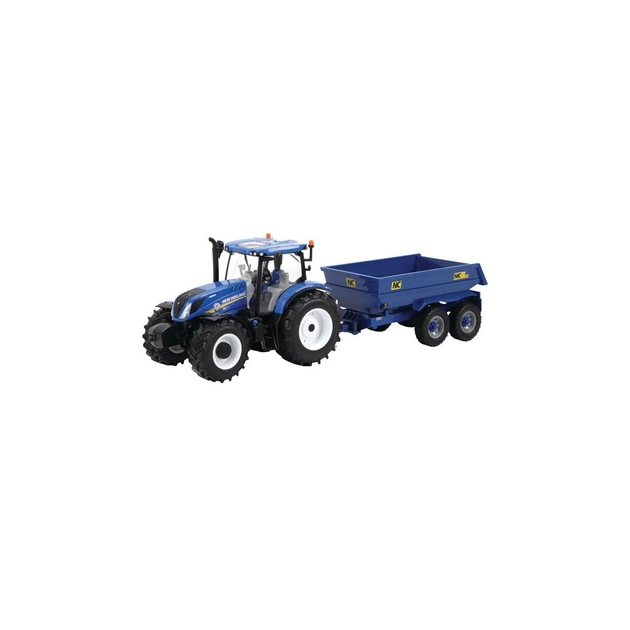 Спецтехніка Britains Трактор New Holland T6 з причепом-самоскидом NC Tilt 1:32 (43268) - зображення 1