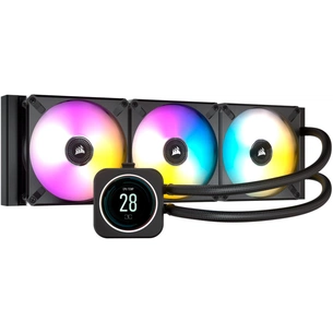 Система рідинного охолодження Corsair iCUE H150i Elite LCD Display Liquid CPU (CW-9060062-WW) зображення 1