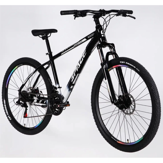 Велосипед Space 27.5" MERCURY DD FR рама-17" AL 2026 чорно-білий (OPS-SP-27.5-075) - изображение 2