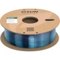 Пластик для 3D-принтера eSUN PLA Clear Rainbow 1,75mm 1kg PURPLE BLUE CYAN (PLA-CLRB175RB-ZUCY1P1) - уменьшенное изображение 3