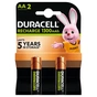 Акумулятор Duracell AA HR6 1300mAh * 2 (5000394039186 / 81367175) - зменшене зображення 2