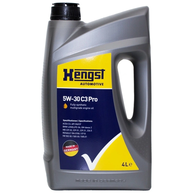 Моторна олива HENGST 5W-30 A5/B5 Pro, 4л (1116800000) - изображение 1