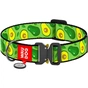 Нашийник для тварин WAUDOG Nylon з QR паспортом "Авокадо" металева пряжка-фастекс XXL (4535-0048) - зменшене зображення 1