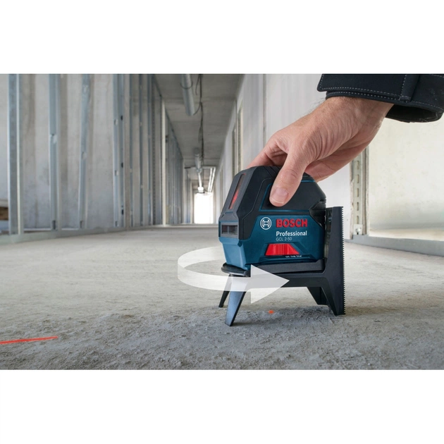 Лазерний нівелір Bosch Professional GCL2-50+RM1+BM3 до 20м, ±0.3мм/м, 4AAx1.5В, IP54, чохол, мішеннь, кейс (0.601.066.F02) - picture 6