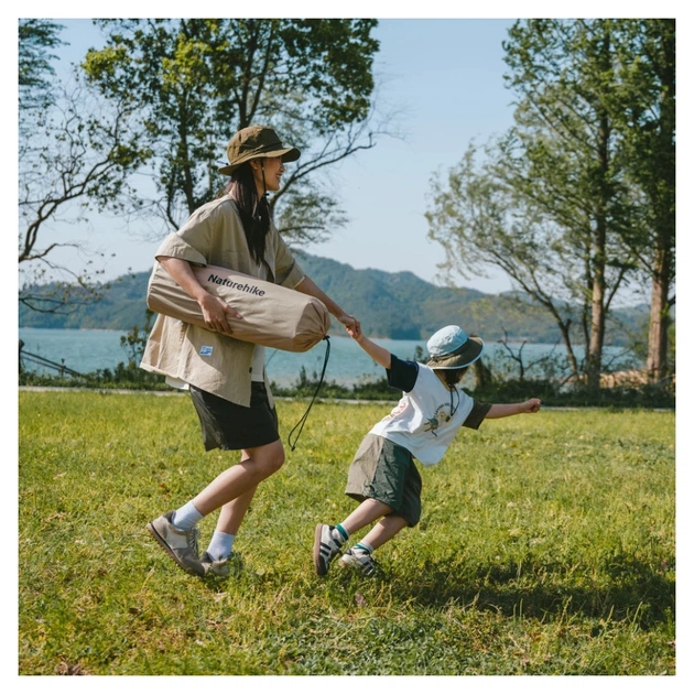 Туристичний килимок Naturehike CNK2550WS025, вологостійкий, 200х130х3 см, бежевий (6977465868770) - picture 8