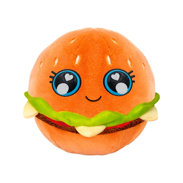 Мягкая игрушка Biggies серии Little Foodies – Бургер (надувная игрушка, насос) (BIG002-BU) - изображение 1