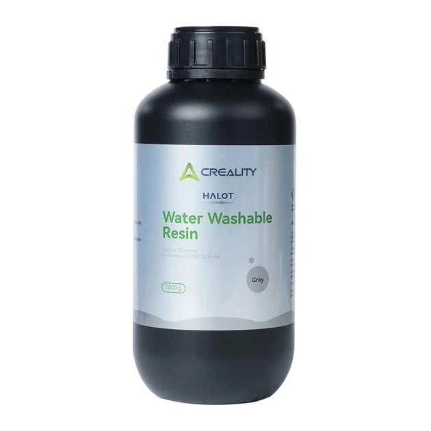 Фотополимерная смола Creality Resin, HALOT, Water Washable 1кг, gray (3302010052) - изображение 1