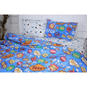 Постільна білизна MirSon Бязь Ranforce Elite 17-0511 Bombs Полуторна (2200004698915) зображення 1