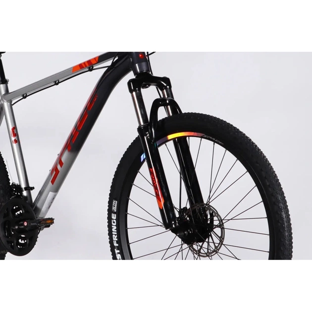 Велосипед Space 27.5" PHAETON DD FR рама-19" AL 2026 сіро-сріблястий (OPS-SP-27.5-088) - зображення 4