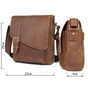 Сумка Vintage Шкіряна чоловіча Коричнева (20206) - зменшене зображення 3