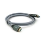 Кабель мультимедийный HDMI M to HDMI M 1.0m 8K silver VEGGIEG (YT-HDMI(M)/(M)V-H401/40356) - уменьшенное изображение 2